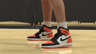 NBA 2K25 Next Gen Shoe Creator  Air Jordan 1 quotShattered Backboardquot [upl. by Bomke]