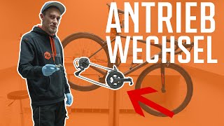 How To Antrieb wechseln  Kette Kassette Kettenblatt  RENNRAD [upl. by Sinnal]