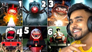 TECHNO GAMERZ PLAY TOP 10 BEST CHOO CHOO CHARLES GAMES FOR MOBILE 😱 [upl. by Yl472]