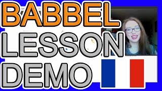 Babbel Lesson Demonstration amp Review Part 2 of 3 [upl. by Verbenia]