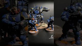 Phobos Army Ultramarines  Invictor Tactital Warsuit warhammer40000 paintingwarhammer [upl. by Nani]