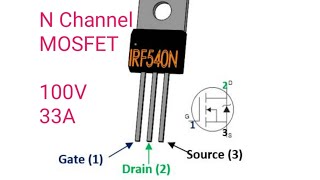 How to check MOSFET IRF540 [upl. by Gnol794]