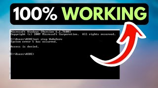 How to Fix System Error 5 Has Occurred Access is Denied in Windows 11 [upl. by Eihctir57]