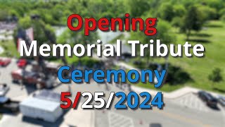 Menomonee Falls Opening Memorial Tribute Ceremony 2024 [upl. by Haymo]