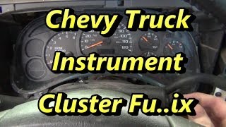 Cheverolet Silverado Instrument Cluster Fix [upl. by Kruger62]