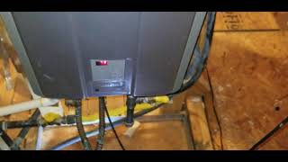 how to remove the Rinnai tankless water heater cover for reset vid 2 [upl. by Ytok]