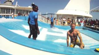 Swimsuit malfunction on Flowrider [upl. by Marybella]