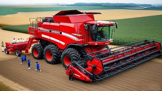 You wont believe the combine harvesters produced by Germans The best of today [upl. by Sarina]