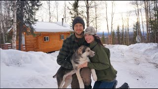 Inside Our OffGrid Alaskan Log Cabin  Our Life in the Remote Wilderness [upl. by Nyram]