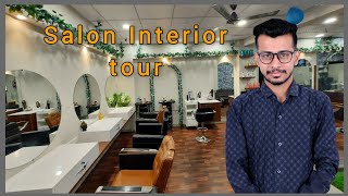 beauty salon interior design  salon interior  low budget beauty salon interior design [upl. by Sproul]