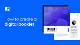 How to Create a Digital Booklet  Flipsnackcom [upl. by Keelby]