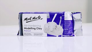 Mont Marte Air Hardening Modelling Clay Premium 500g Product Demo [upl. by Arie755]