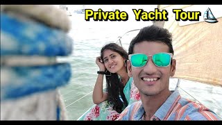 Experiencing PRIVATE YACHT ⛵ In Mumbai [upl. by Geddes25]