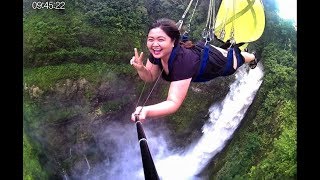 Lake Sebu 7 Falls Zipline  Philippines [upl. by Danell711]