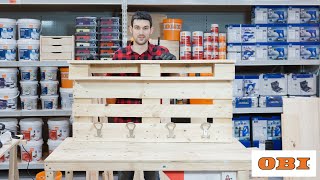 Come realizzare un appendiabiti con un pallet [upl. by Rhines]