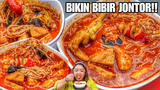 MANTAP SEBLAK BUNDA NAY MEMBLUDAK ANTRIANNYA SEJAK DILIPUT BANYAK FOOD VLOGGER [upl. by Melliw]