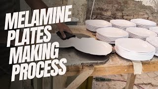 Melamine Plates Making Process  Crafting Elegance  DIY Tutorial [upl. by Andrade]