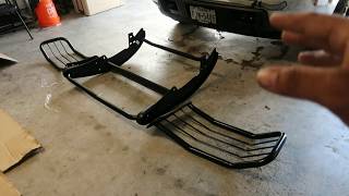 Black Horse Brush Gaurd  Grill Gaurd Install from AMAZON 11 12 13 14 Chevorlet Silverado 2500 3500 [upl. by Arreis61]