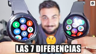 ¿Cuál COMPRAR⌚Samsung Galaxy Watch 4 vs Samsung Watch 4 Classic  Comparativa [upl. by Kidd]