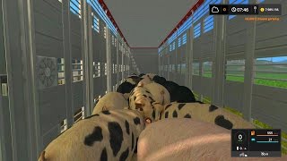 Farming Simulator 17 6  Cerdos Puercos Chancho Cochinos Cochi [upl. by Themis]