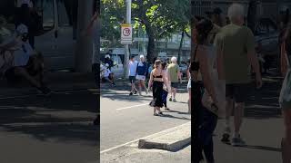 🏝️ Walk on Leblon Beach Rio de Janeiro  Brazil shorts [upl. by Ohploda368]