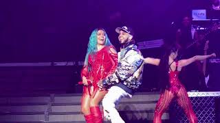 ANUEL AA LLEGÓ DE SORPRESA AL CONCIERTO DE KAROL G EN PUERTO RICO [upl. by Nonahs]