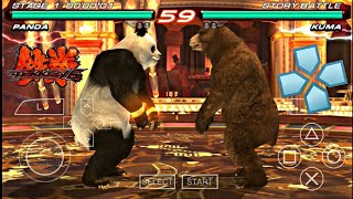 Tekken 6  Panda  Story Battle  PSP Game  PPSSPP Emulator Android Game Play [upl. by Aciemaj767]