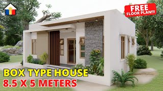 2  BEDROOM MINIMALIST HOUSE  SIMPLE HOUSE DESIGN IDEA  PINOY HOUSE DESIGN [upl. by Berri854]