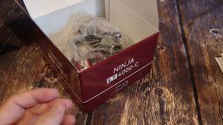 Fishing reel DAIWA NINJA LT 4000C  unboxing [upl. by Azmuh]