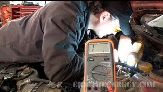 P0325 Knock Sensor Diagnosis  EricTheCarGuy [upl. by Akkinahs4]