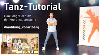 Ingrid Hofer  Hör auf TanzTutorial  AntiMobbingSong [upl. by Eirollam]