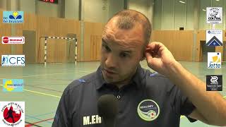 Interview du coach de Vilvoorde après le match Futsal Jette UR BXL CAP  R Vilvoorde du 20924 [upl. by Pooley673]