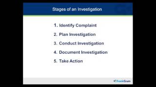 How to Conduct an Effective Workplace Investigation [upl. by Annaxor]