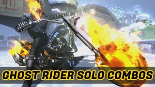 UMVC3  GHOST RIDER SOLO COMBOS [upl. by Zitvaa]