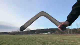 “Sport Traditional” boomerang by John Cryderman Worlds Great Boomerangs  Session 2 [upl. by Earised372]