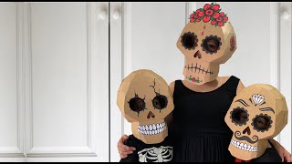 How to make a Cardboard Skull [upl. by O'Brien787]