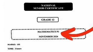 Arithmetic Sequence Grade 12 November 2024 Did You See This [upl. by Zarihs]