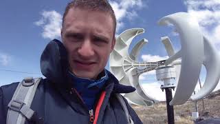 400W Chinese Ebay Latern Vertical Wind Turbine Performance [upl. by Arol746]