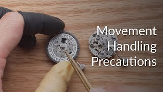 Beginner watchmaking Proper ways to handle mechanical movements [upl. by Elamaj]