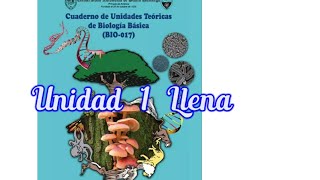 Cuaderno de unidades teóricas de Biología básica Unidad 1 llena Uasd BIO017 [upl. by Estes]