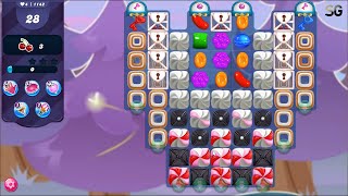 Candy Crush Saga Level 1142  No Booster  CCS 1142 [upl. by Nnalyrehc19]