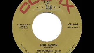 1961 HITS ARCHIVE Blue Moon  Marcels a 1 record45 single version [upl. by Collum]