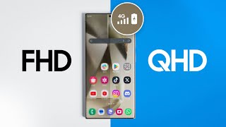 QHD vs FHD Samsung Galaxy S24 Ultra vs iPhone 15 Pro Max vs Pixel 8 Pro EXTREME Battery Drain Test [upl. by Einre306]