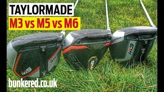 TaylorMade M3 vs M5 vs M6 drivers [upl. by Merv]