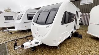 2023 Swift Sprite Vogue Compact Used Caravan for sale at Webbs Caravans Salisbury SP4 6QX [upl. by Tillinger]