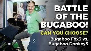 Bugaboo Fox3 vs Bugaboo Donkey5 Comparison  Best Strollers 2022  Magic Beans Reviews [upl. by Diego]