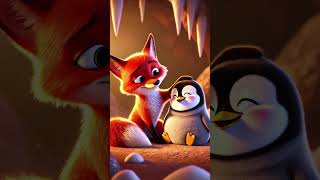 【Little Foxs Story 01】Little Fox🦊 saved Little Penguin🐧 [upl. by Banerjee442]