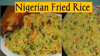 How To Cook Nigerian Fried Rice Delicious Less IngredientsSimple And Easy [upl. by Dari886]