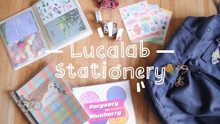 🍁 Lucalab Stationery  6 Ring Binders stickers and an excuse to buy more stationery 🌤 [upl. by Fan309]