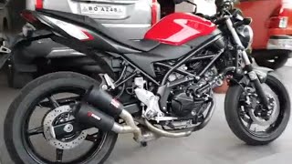 2019 Ultimate exhaust sound suzuki sv650 two brother akrapovic scorpion arrow RIDEMOTO [upl. by Gloria234]